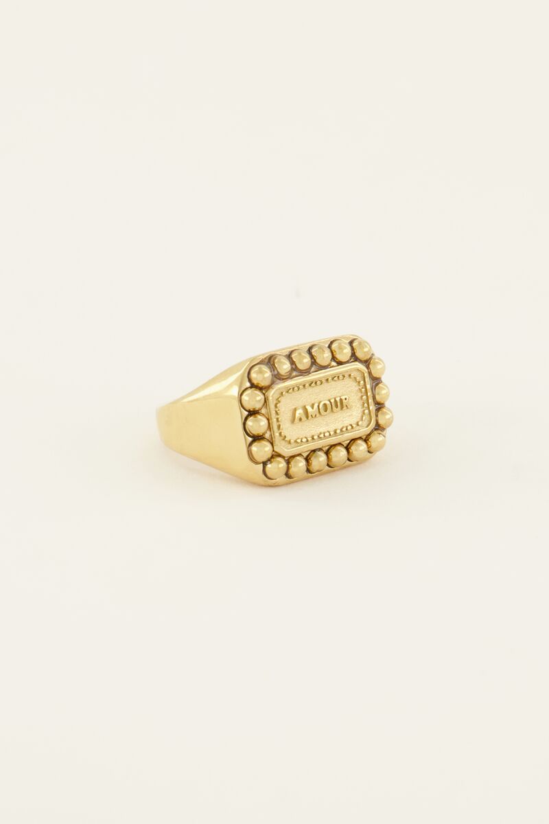 Bold Spirit Ring mit Amour-Charm