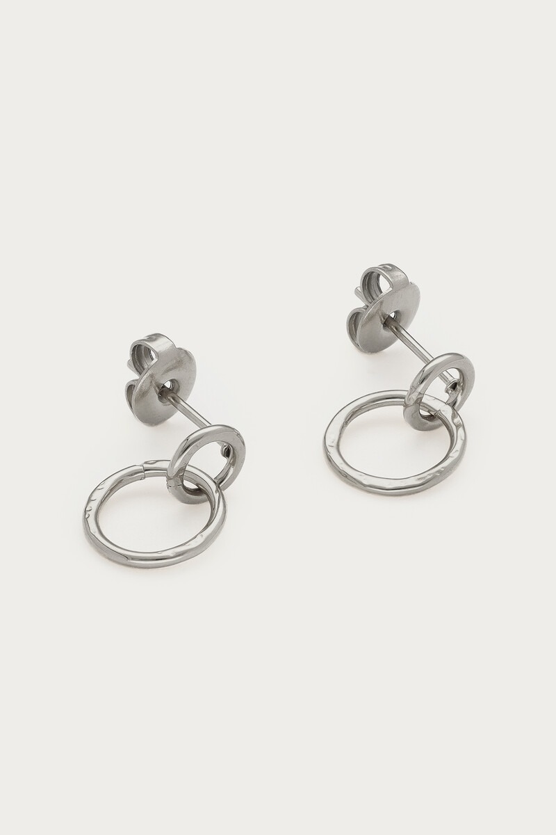 Bold hoop earrings with open circles | My Jewellery