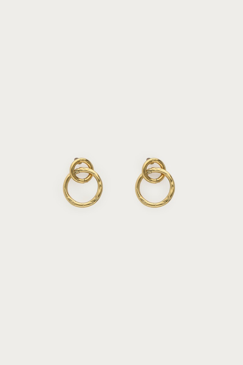 Bold hoop earrings with open circles | My Jewellery