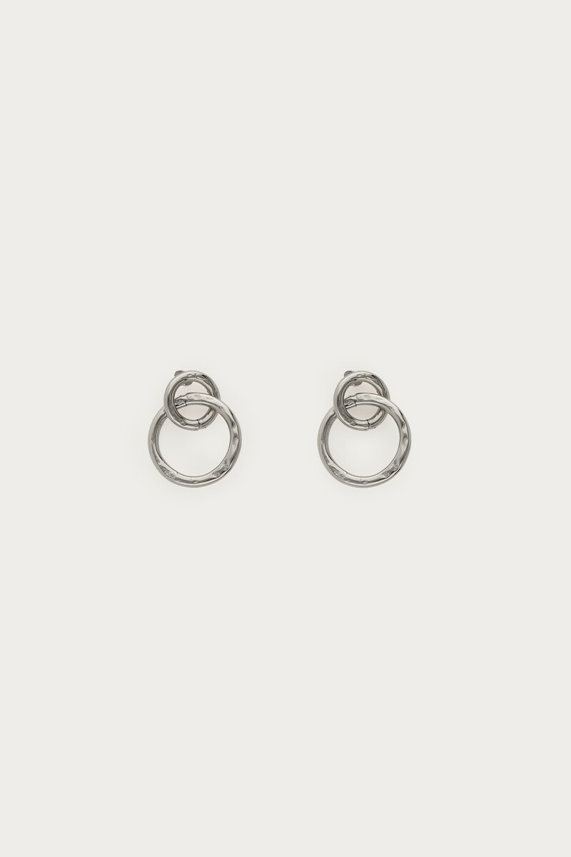 Bold hoop earrings with open circles | My Jewellery