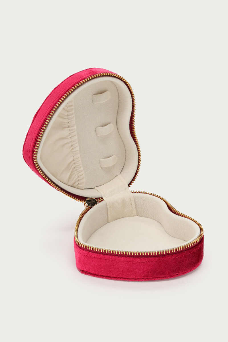 Bold velvet pink jewellery box | My Jewellery
