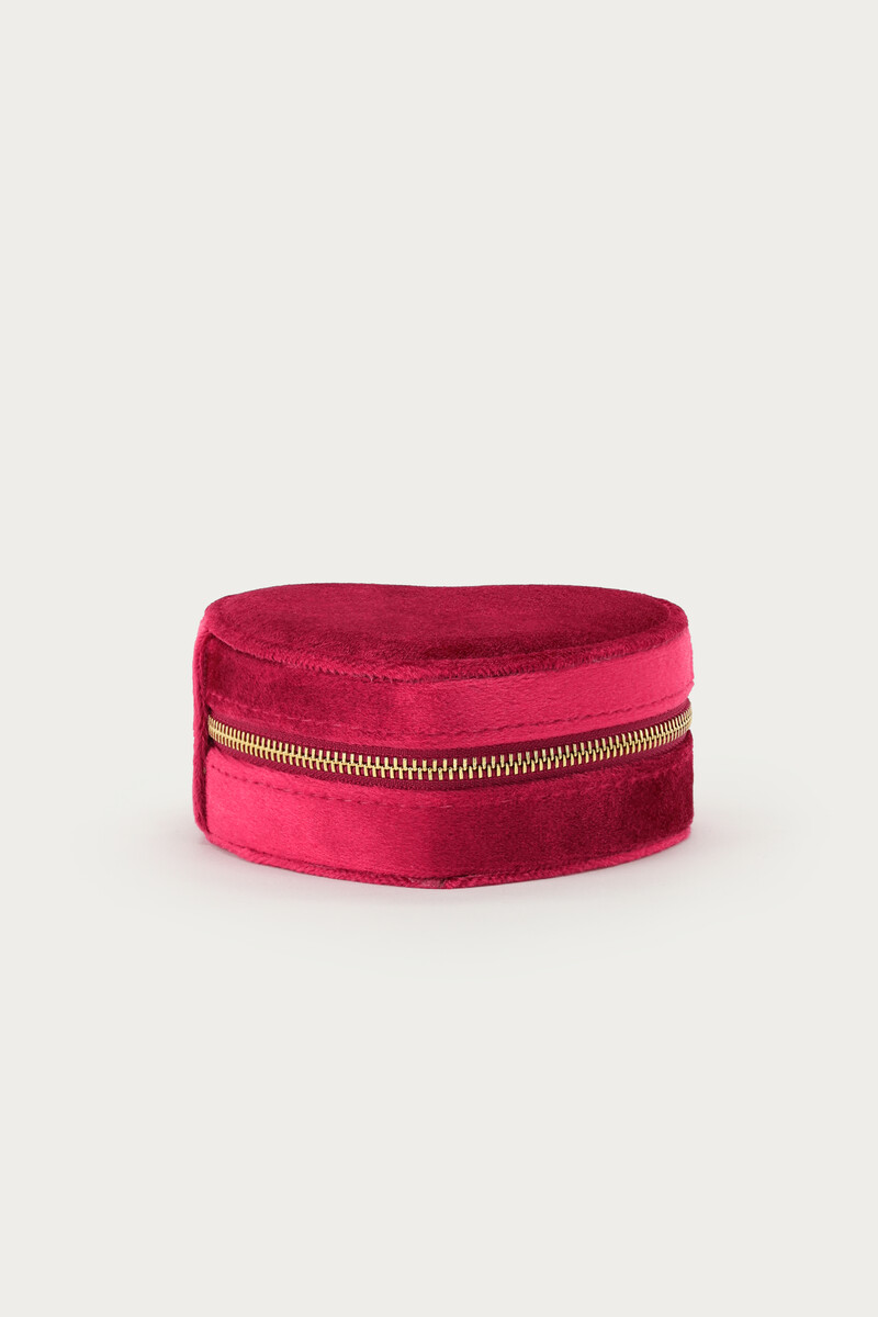 Bold velvet pink jewellery box | My Jewellery