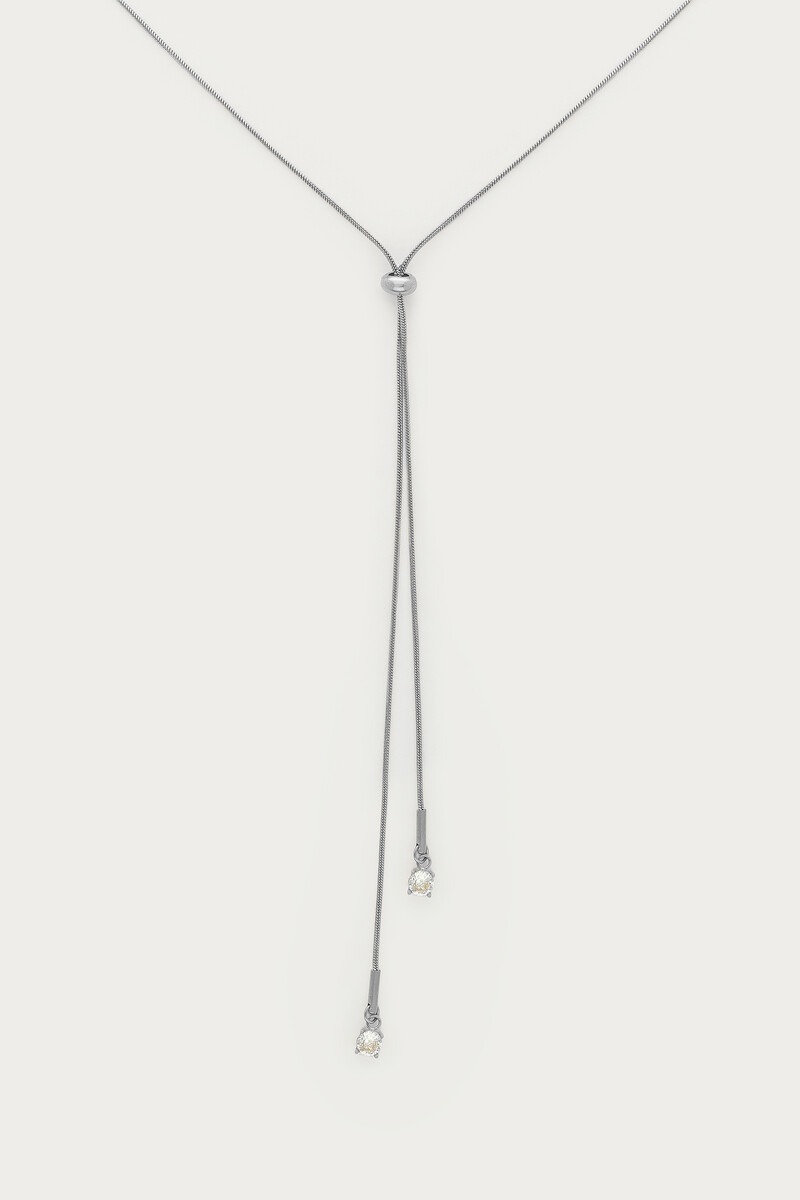 Bold Y-Kette mit Kettengliedern und Strasssteinen