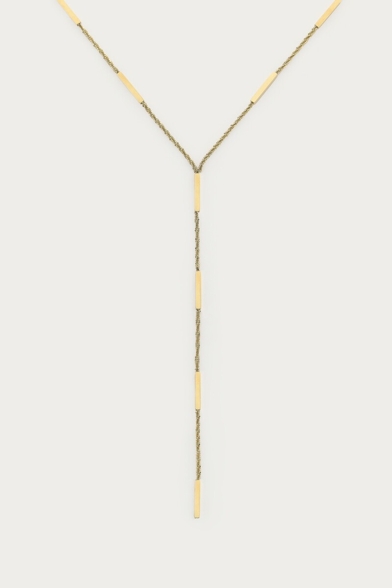 Bold y-ketting met tubes