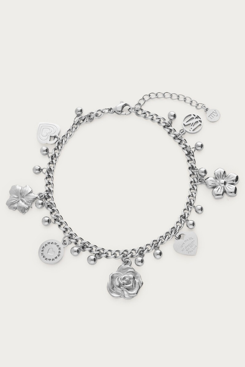 Bracelet Botanical avec fleurs "candy"