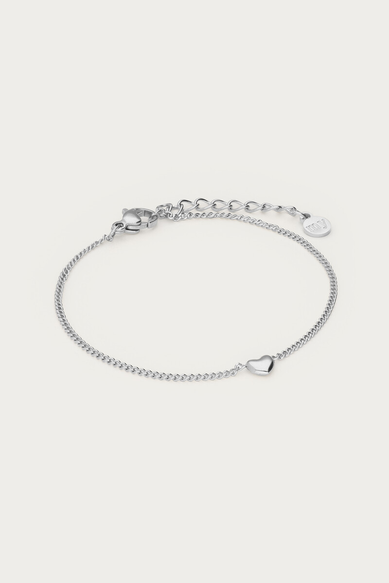 Botanical bracelet with delicate heart | My Jewellery