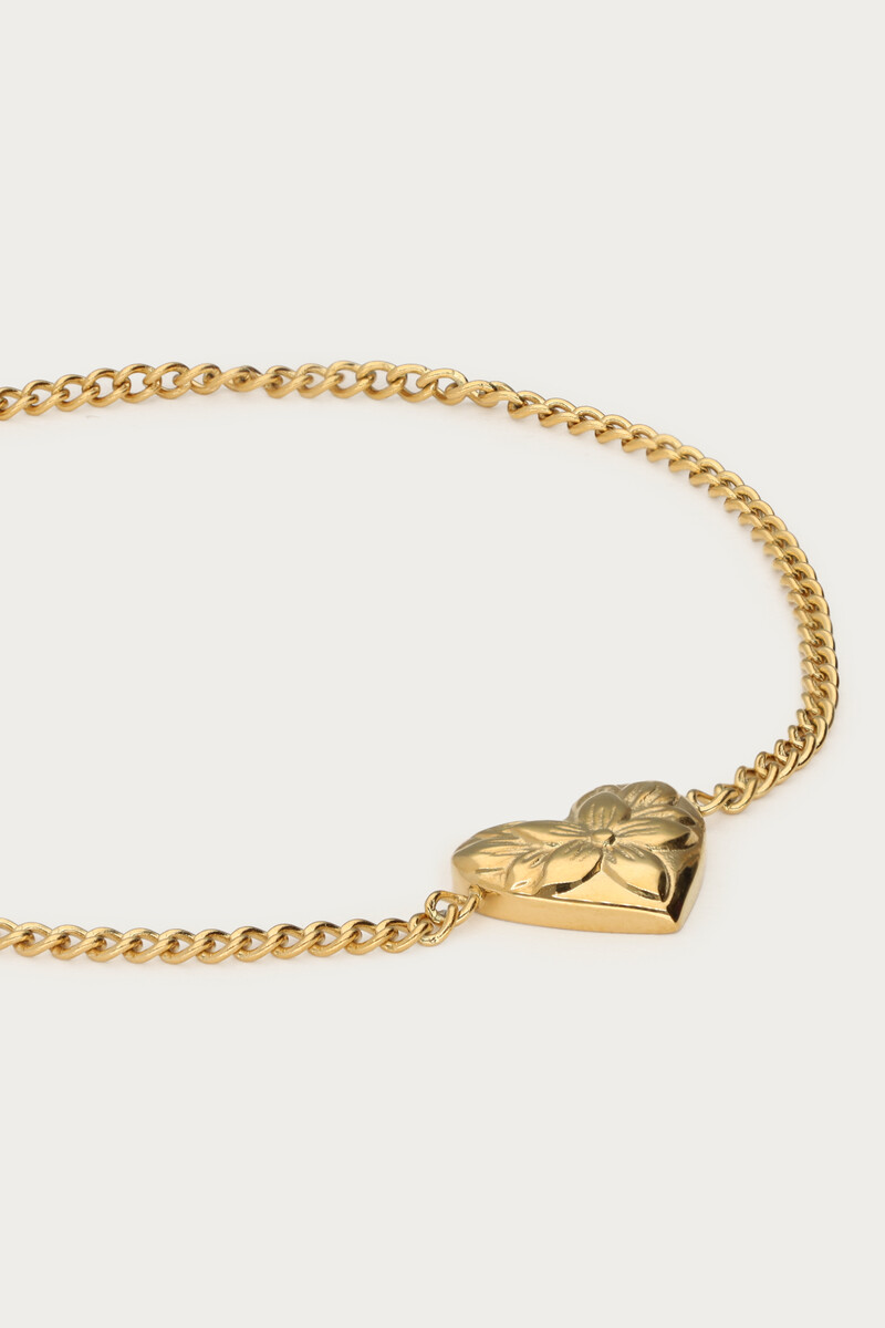 Botanical bracelet with floral heart | My Jewellery