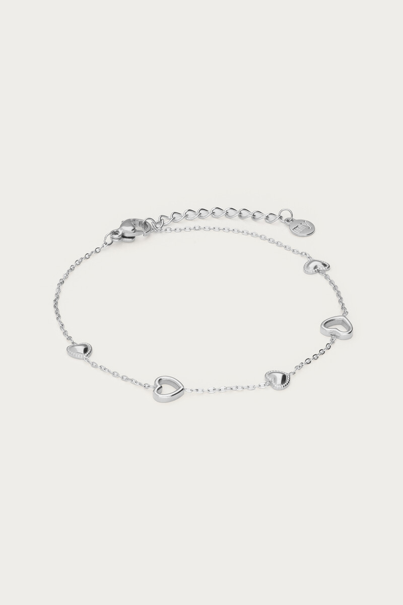 Botanical bracelet with open hearts | My Jewellery