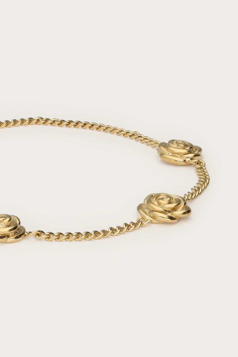 Botanical bracelet with three roses | My Jewellery