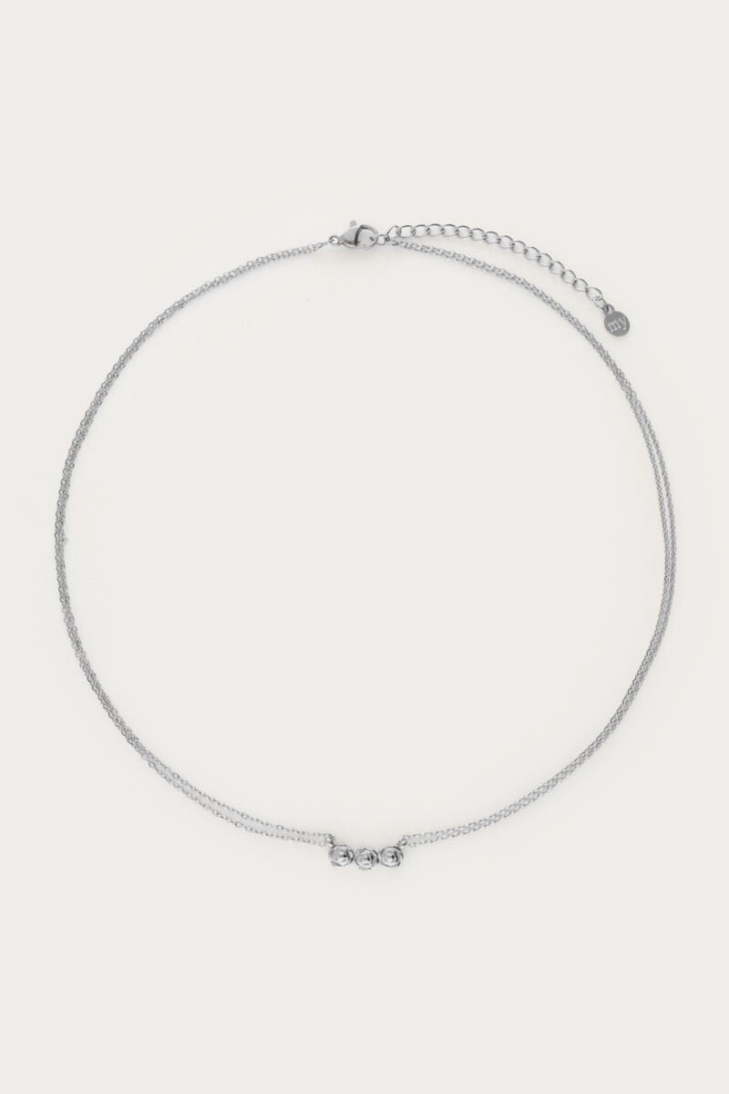 Botanical double necklace with roses | My Jewellery