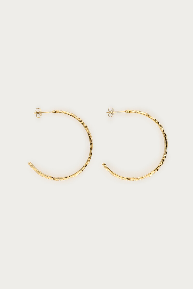 Boucles d'oreilles Botanical avec fleurs vintage