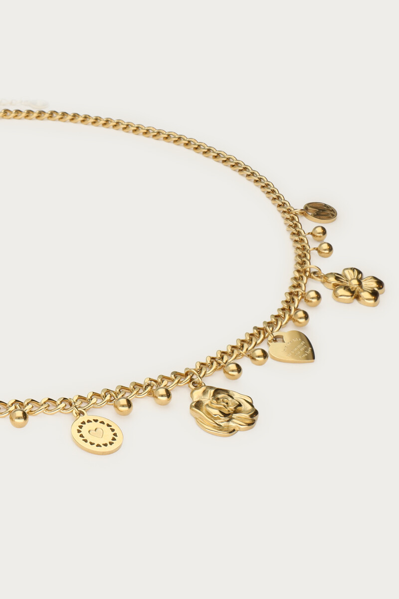 Botanical necklace with candy flowers | My Jewellery