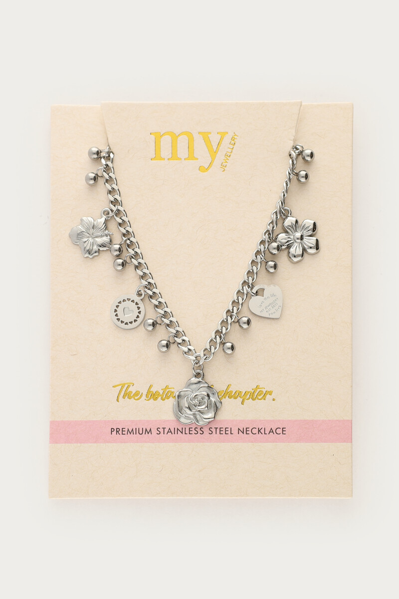 Botanical necklace with candy flowers | My Jewellery