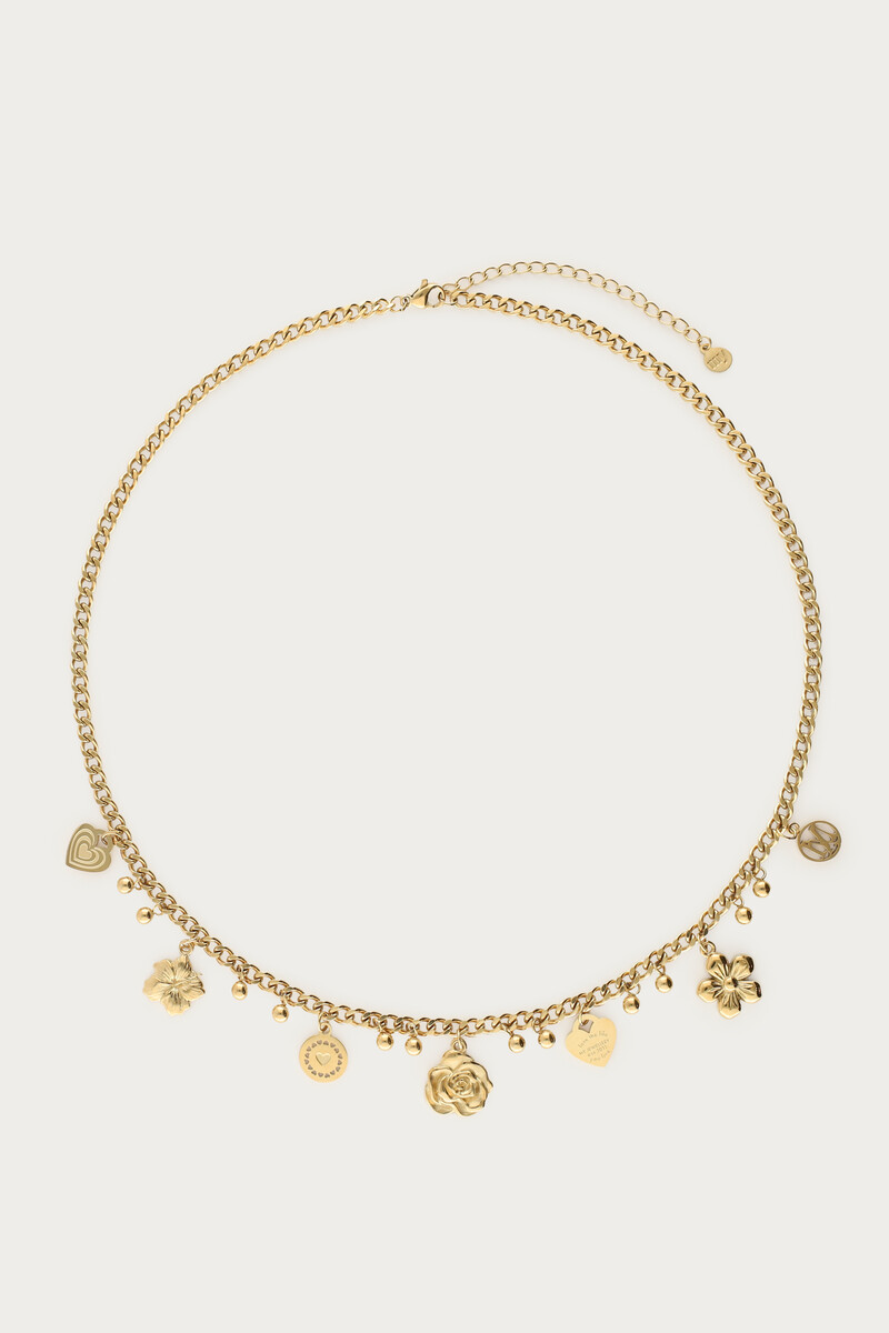 Botanical necklace with candy flowers | My Jewellery