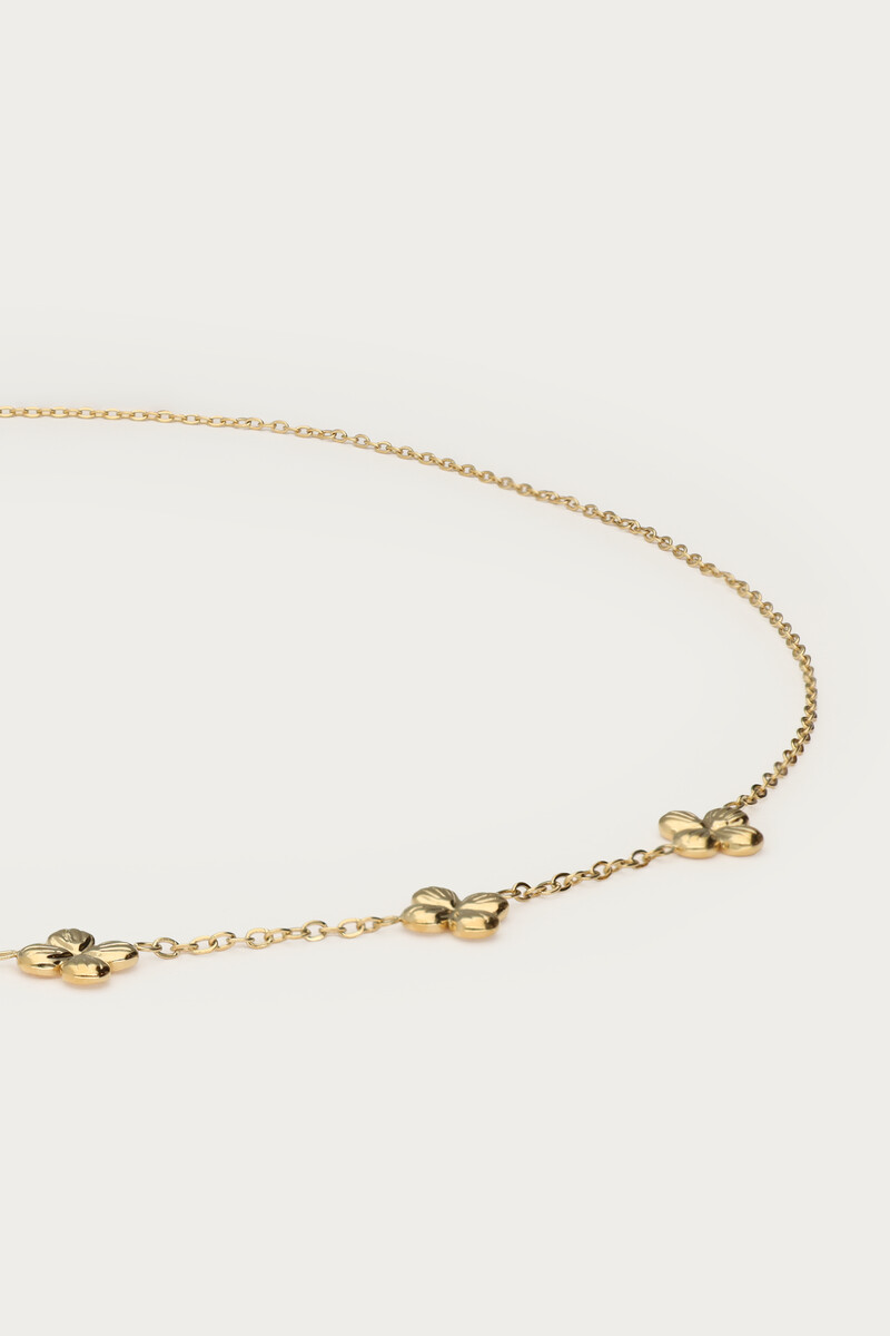 Botanical necklace with clover flowers | My Jewellery