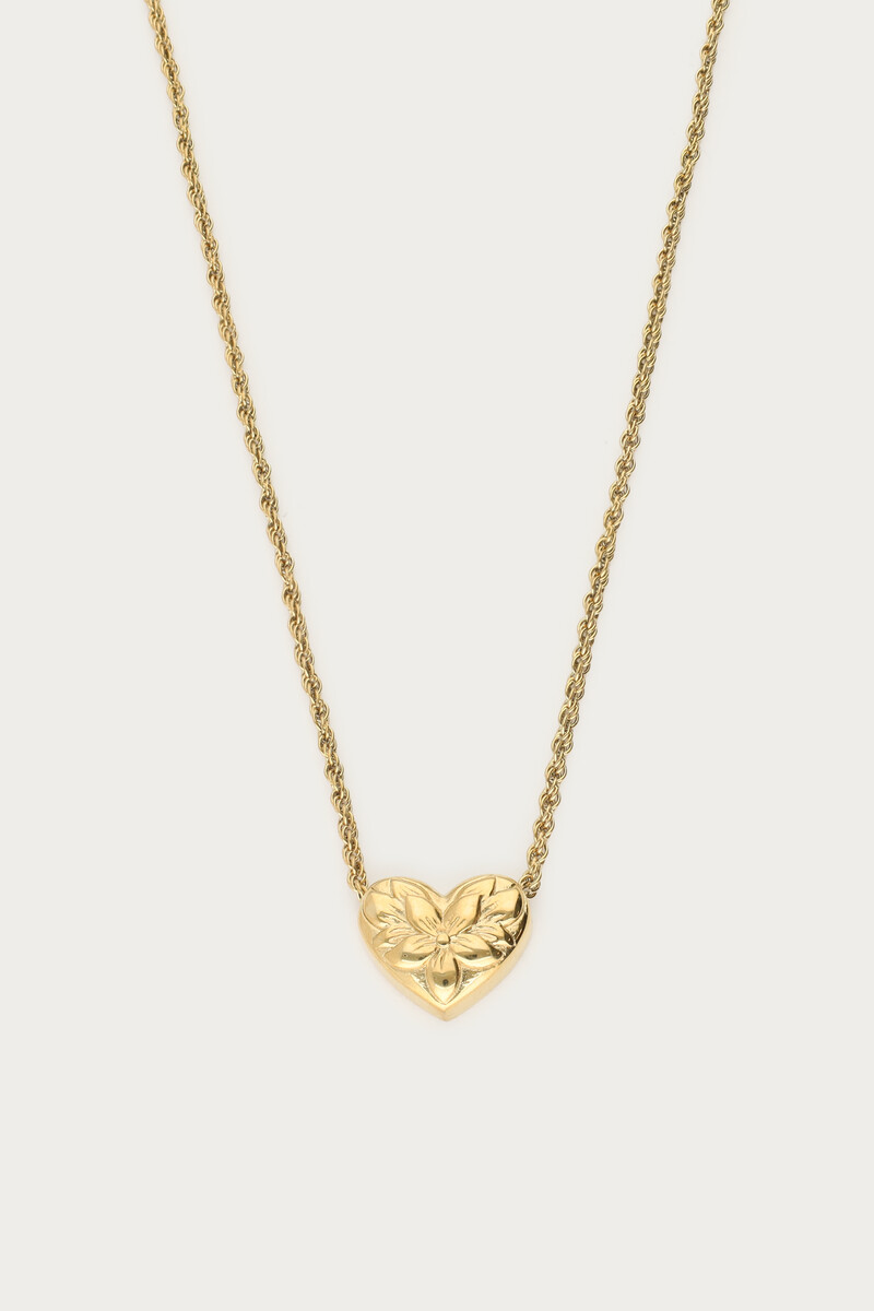 Botanical necklace with flower heart | My Jewellery