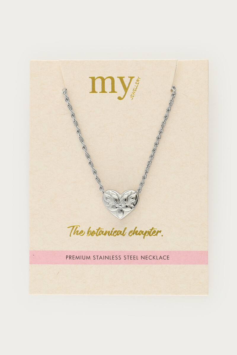 Botanical necklace with flower heart | My Jewellery