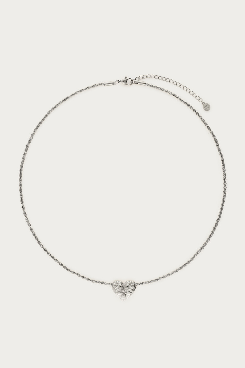 Botanical necklace with flower heart | My Jewellery