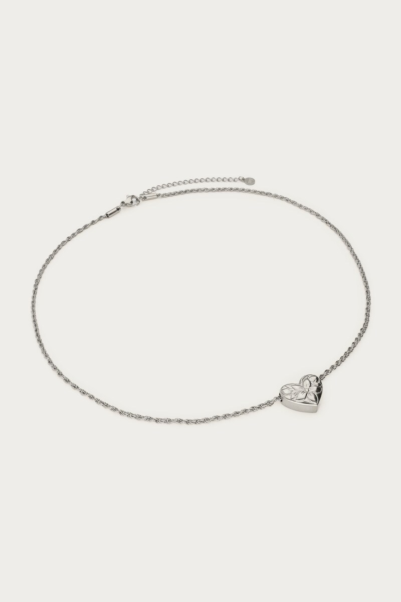 Botanical necklace with flower heart | My Jewellery