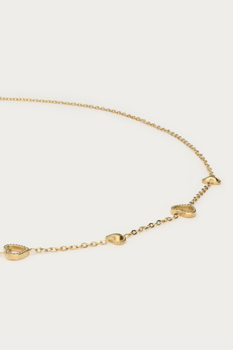 Botanical necklace with open hearts | My Jewellery