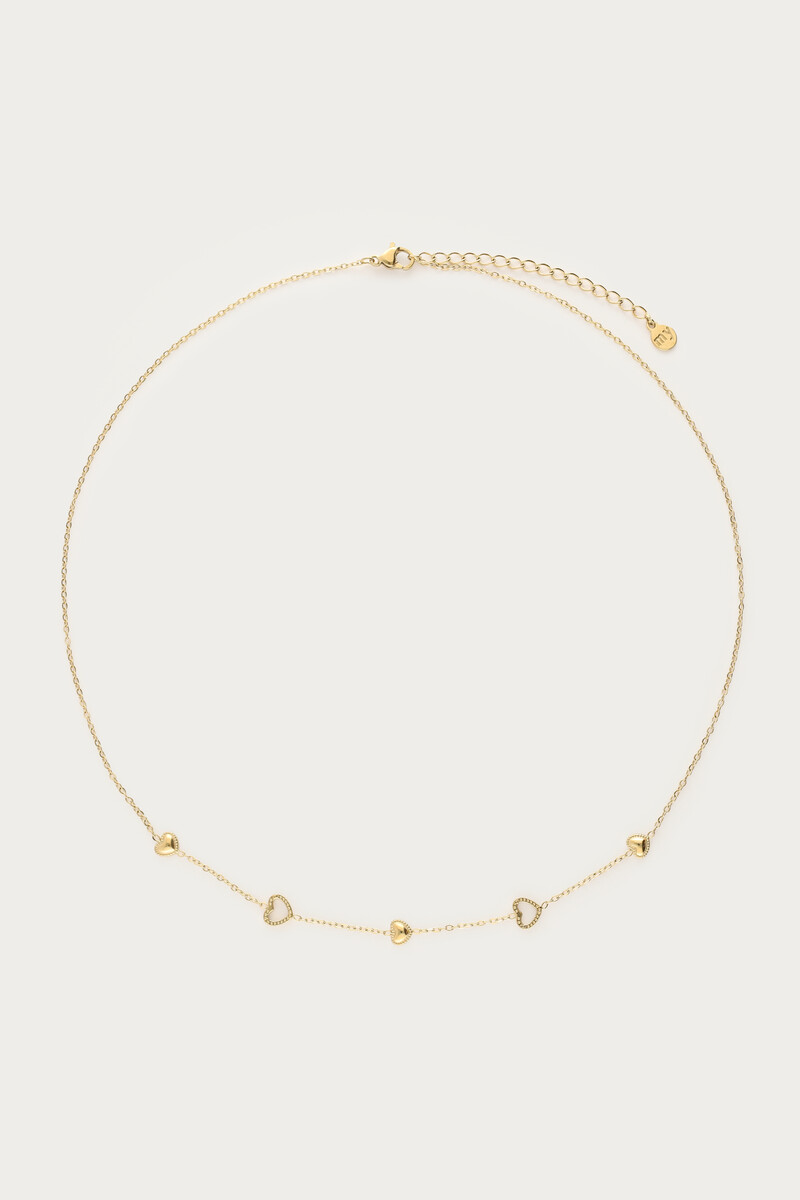 Botanical necklace with open hearts | My Jewellery