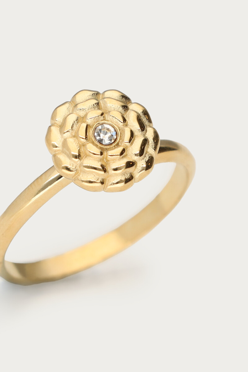 Botanical ring with flower | My Jewellery