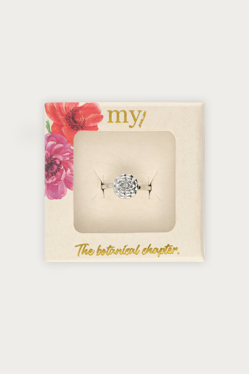 Botanical ring with flower | My Jewellery