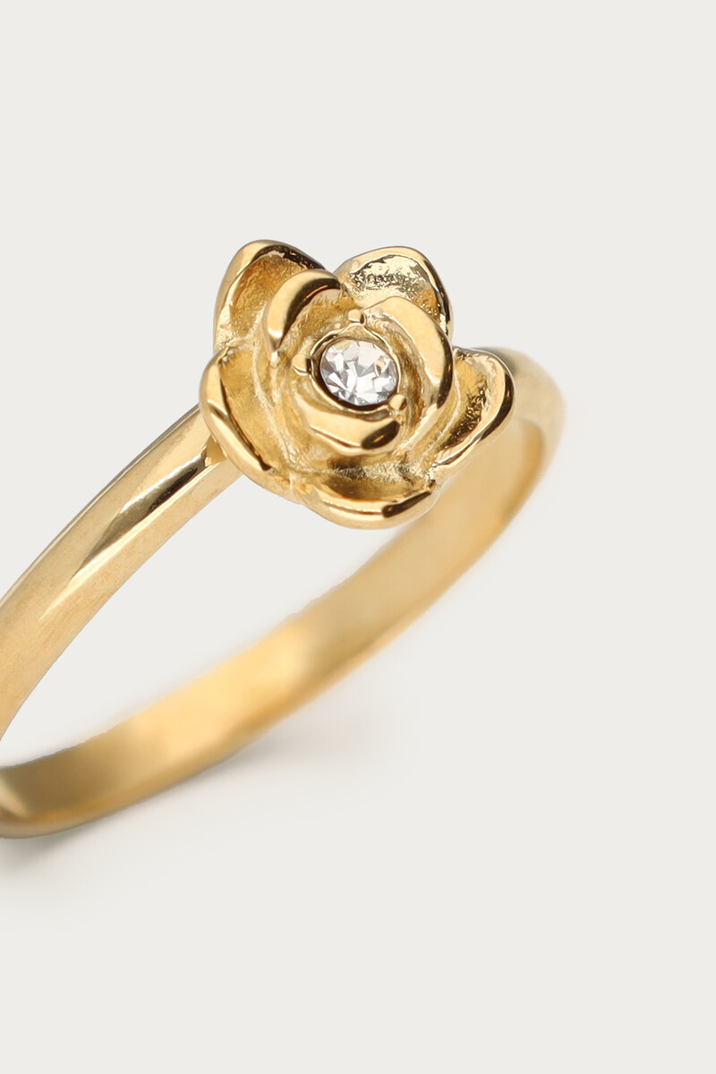 Botanical ring with ranunculus flower | My Jewellery