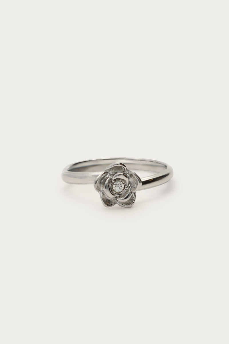 Botanical ring with ranunculus flower | My Jewellery