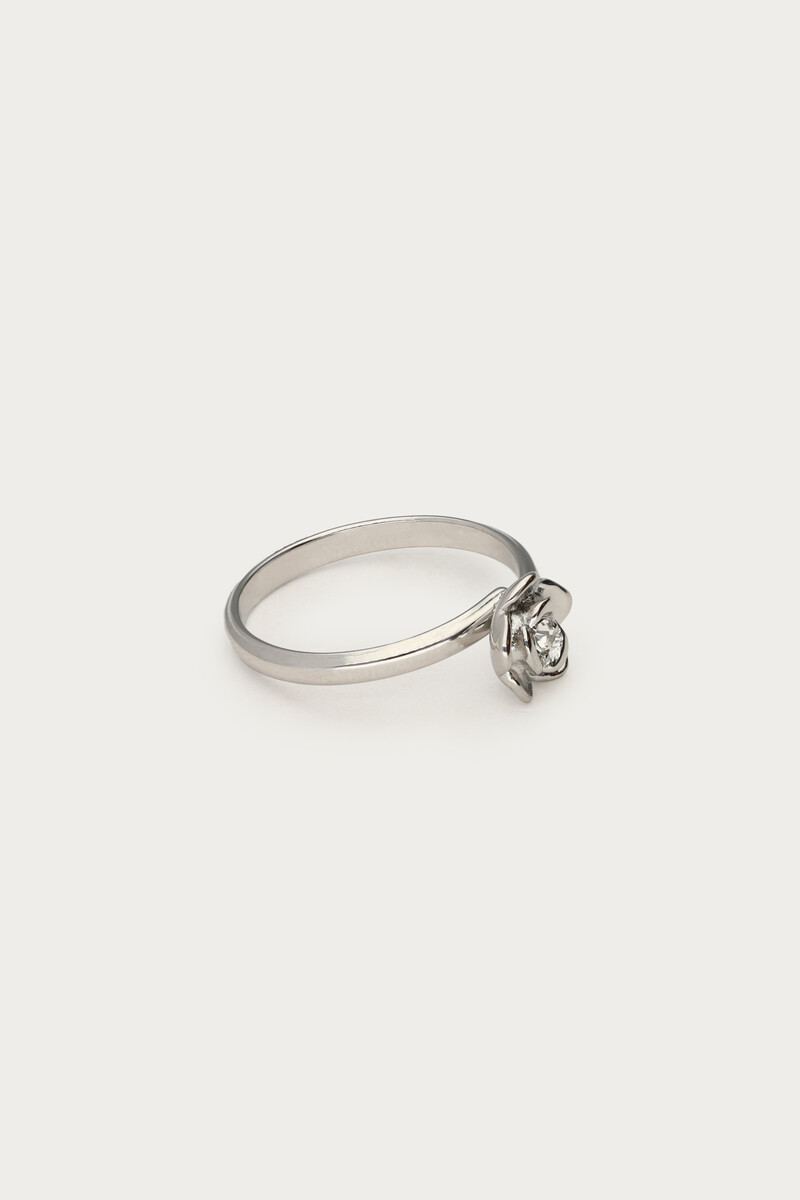 Botanical ring with ranunculus flower | My Jewellery