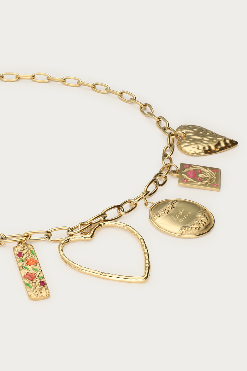 Botanical statement charm necklace | My Jewellery