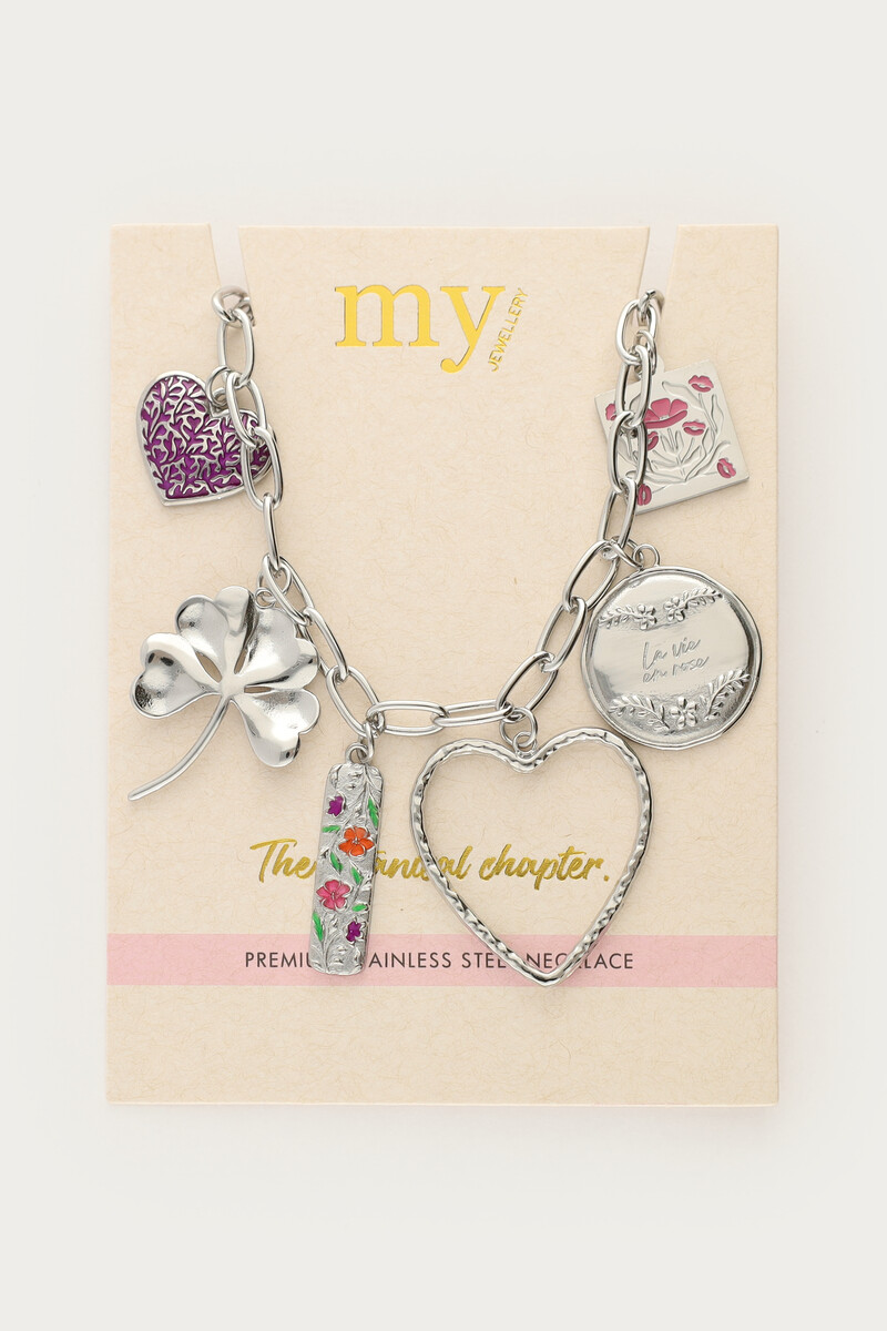 Botanical statement charm necklace | My Jewellery