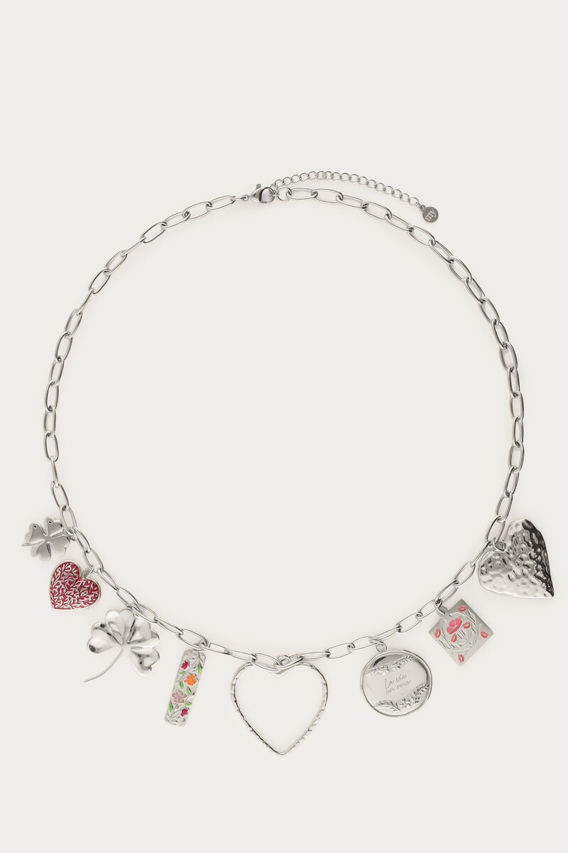 Botanical statement charm necklace | My Jewellery