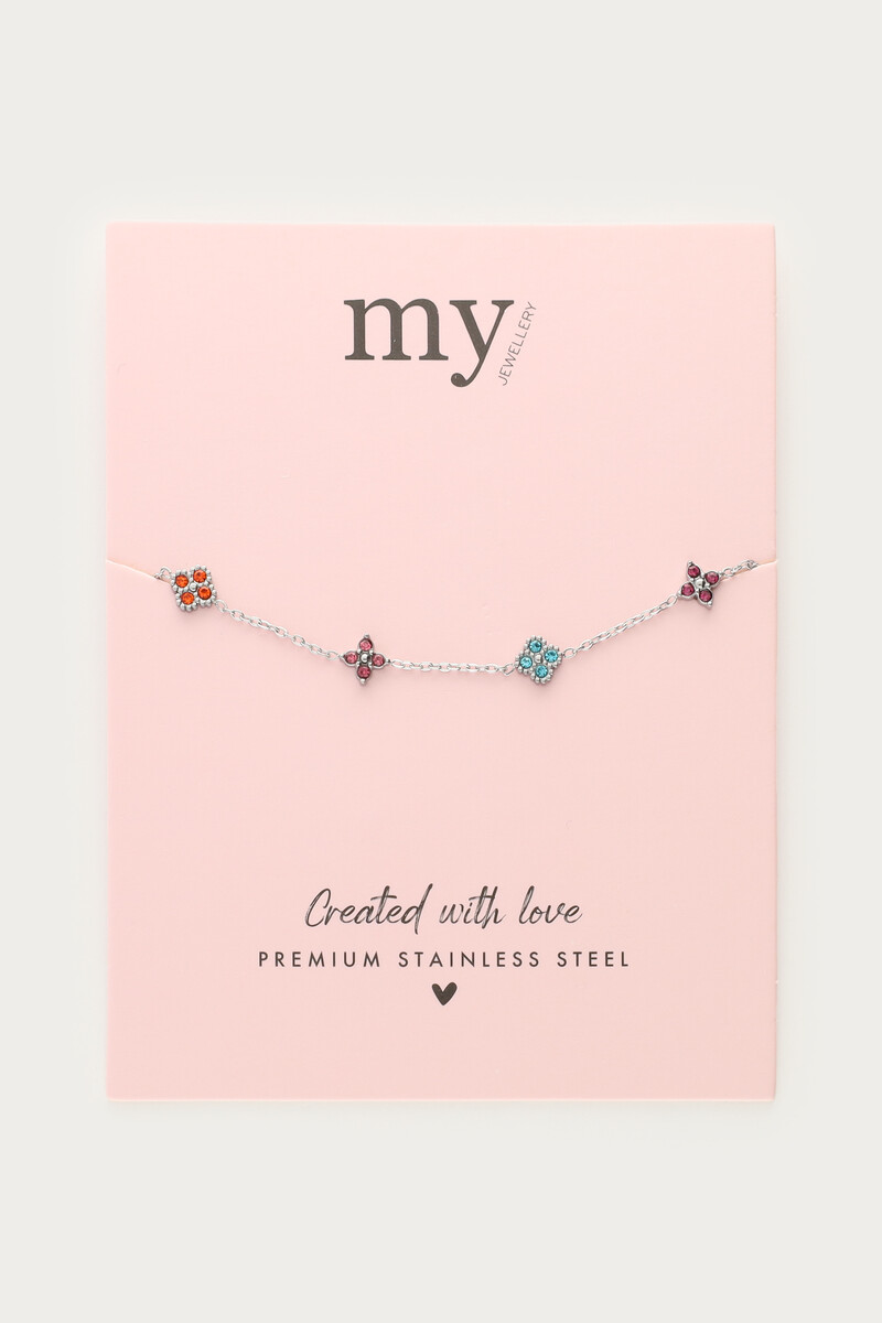 Bracelet multicolor with clovers | My Jewellery