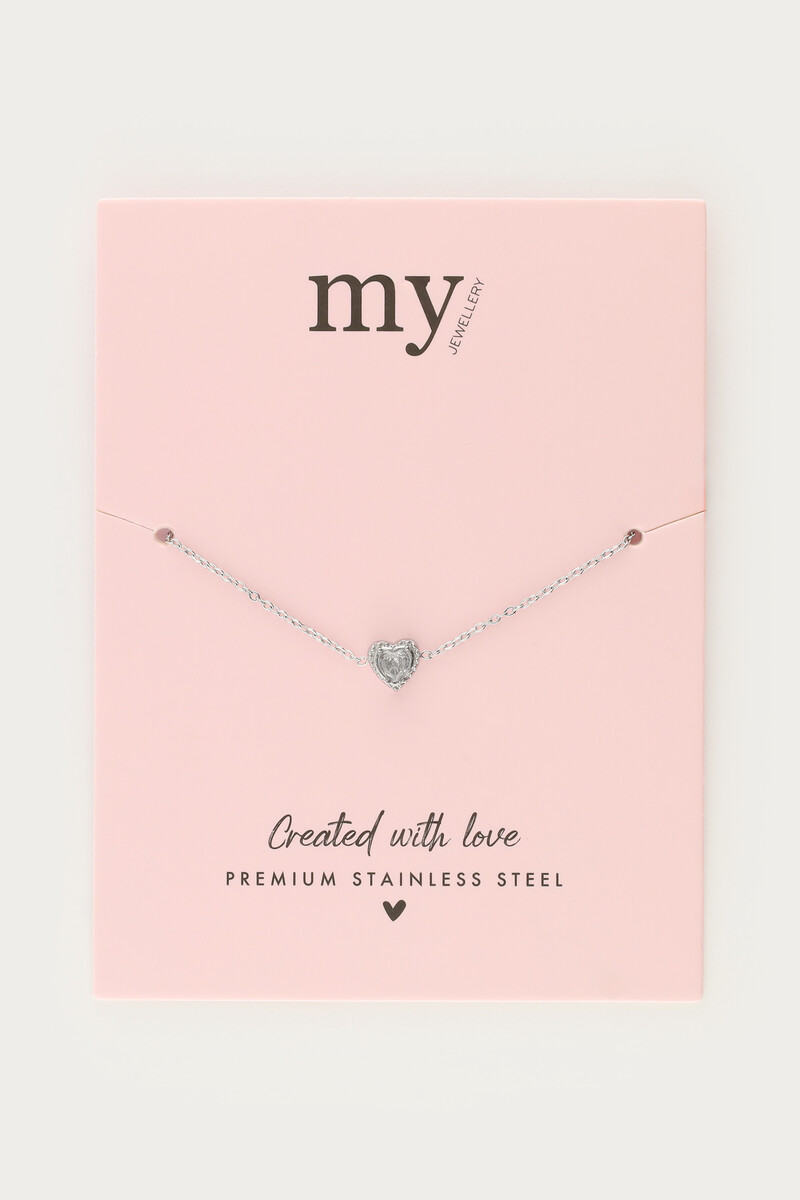 Bracelet rhinestone heart | My Jewellery