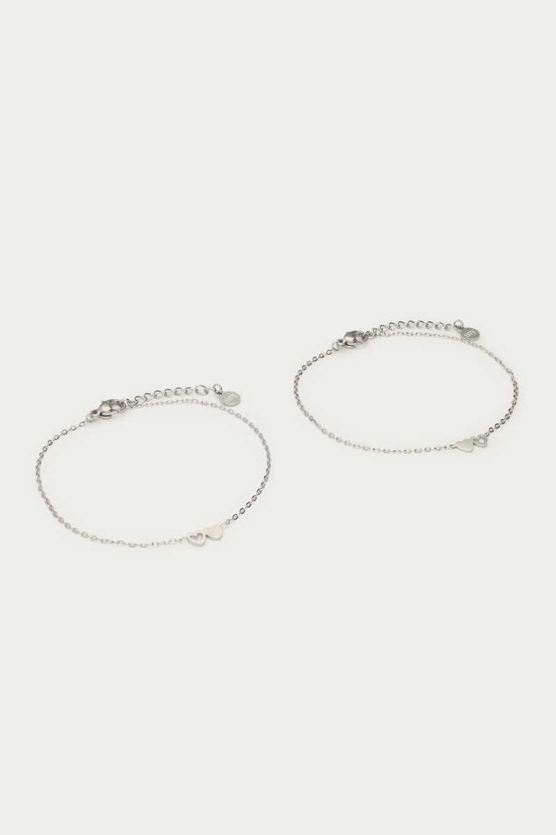 Bracelet set two hearts | My Jewellery