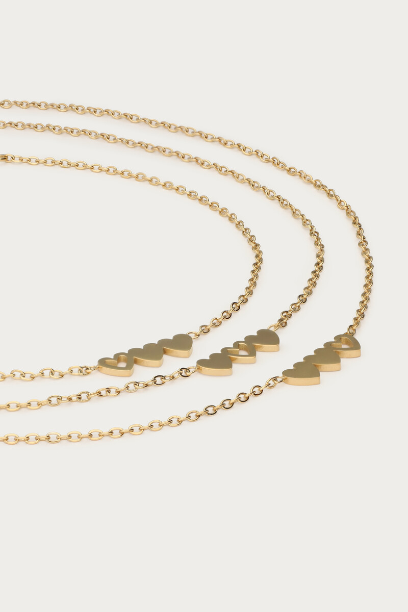 Bracelet set triple heart | My Jewellery