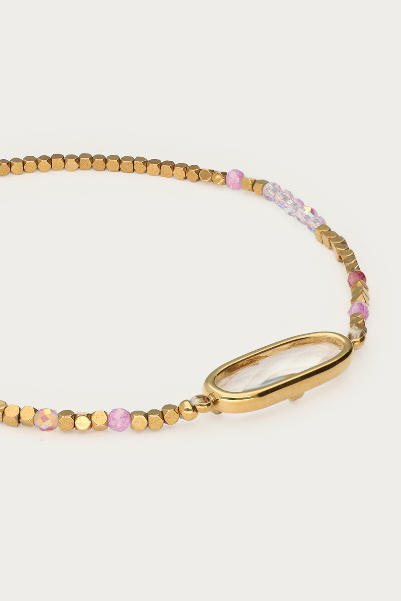 Bracelet set with pink heart | My Jewellery