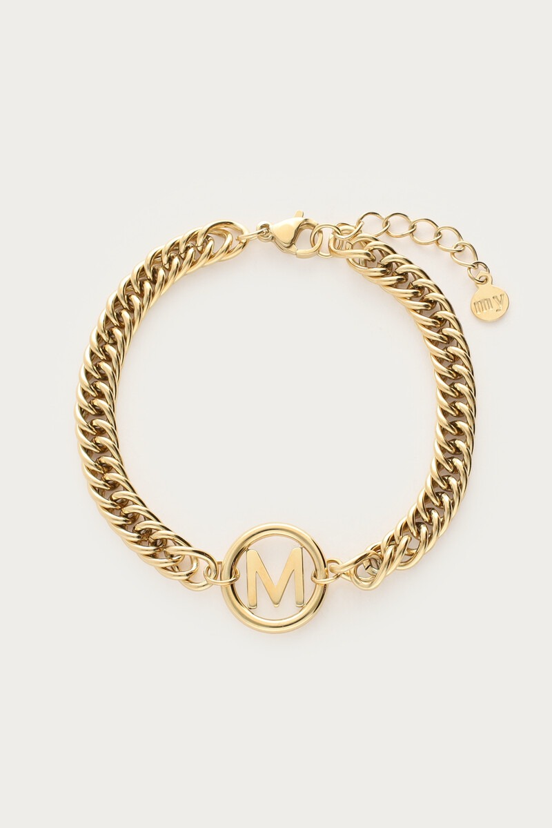 Bracelet with chunky initials | My Jewellery