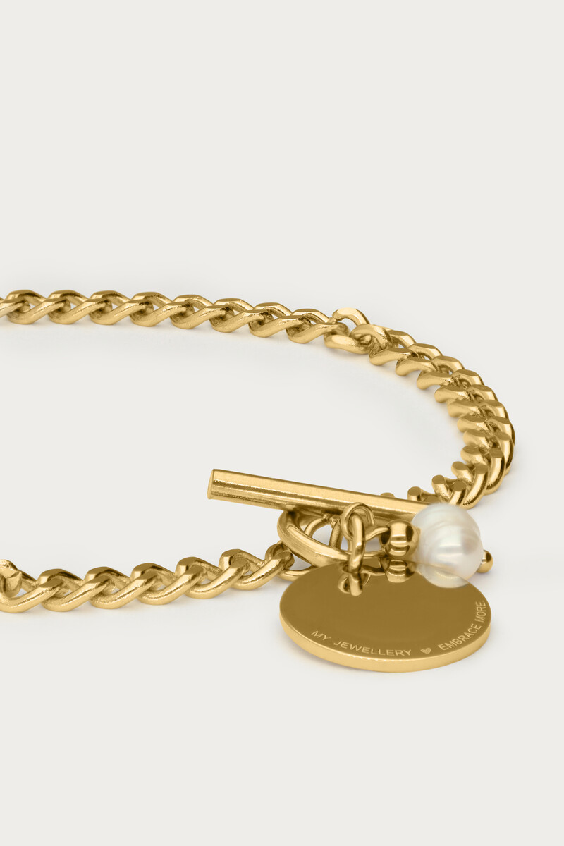 Bracelet with coin & pearl | My Jewellery