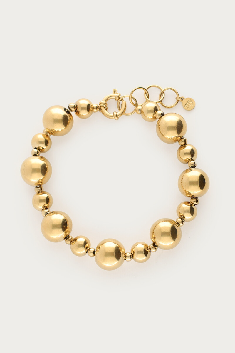Armband met grote bolletjes