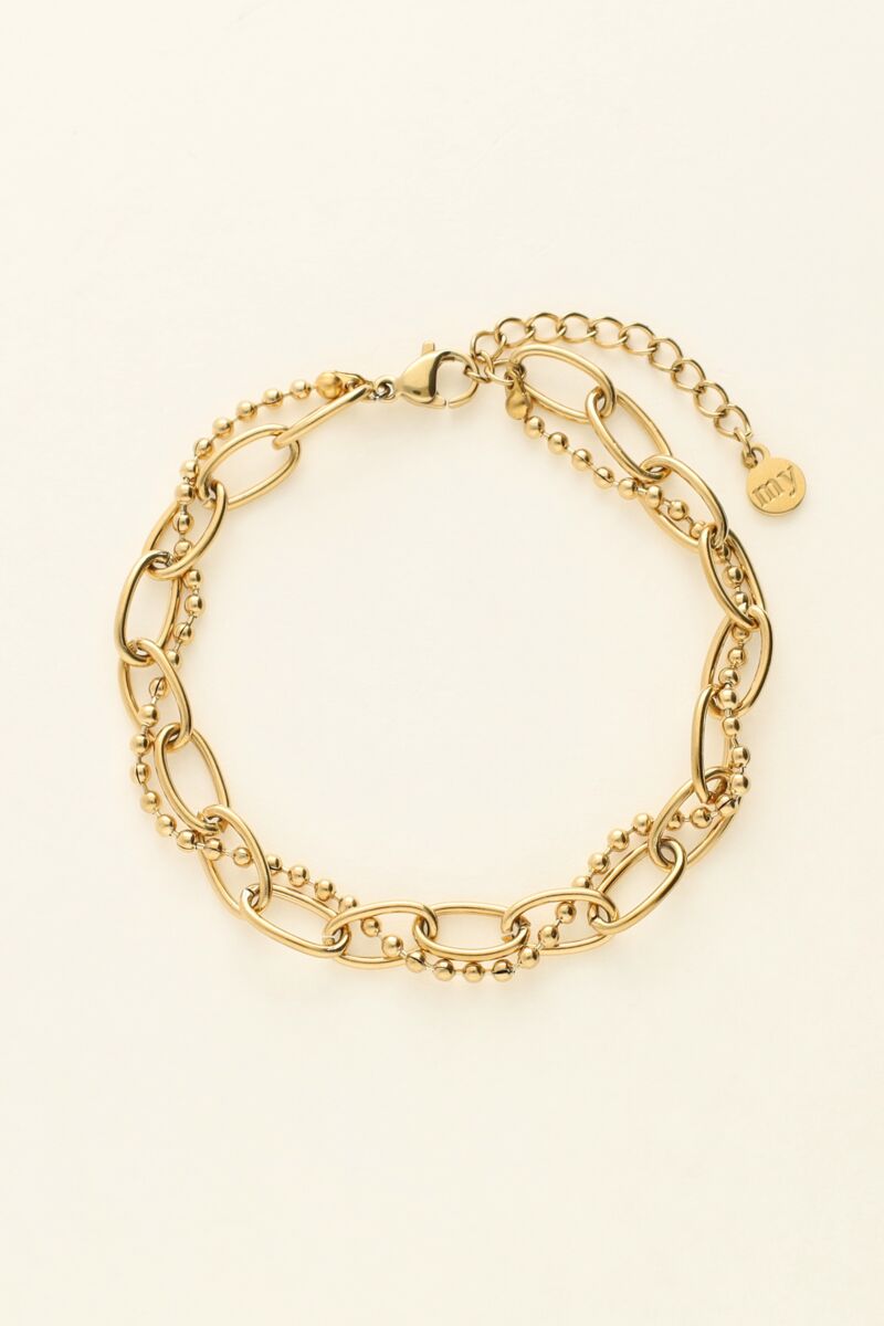 Armband mit doppelter Kette