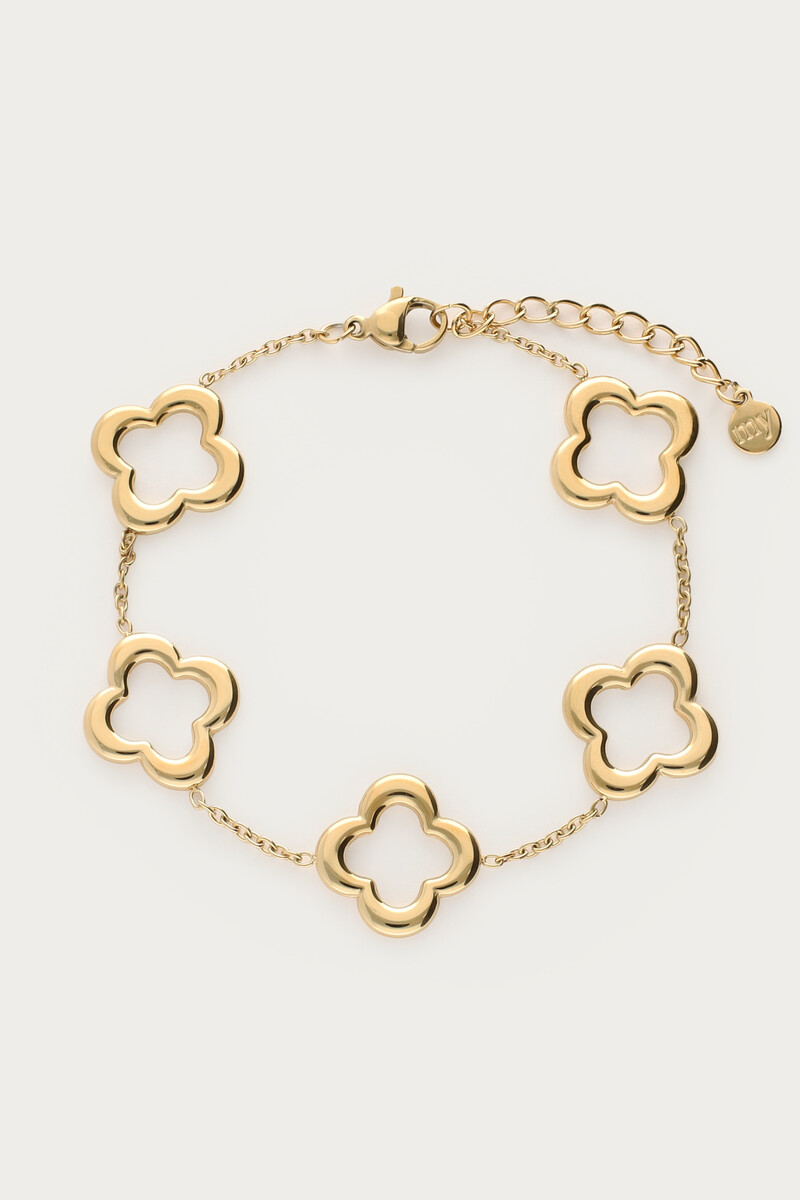 Bracelet with five clovers | My Jewellery
