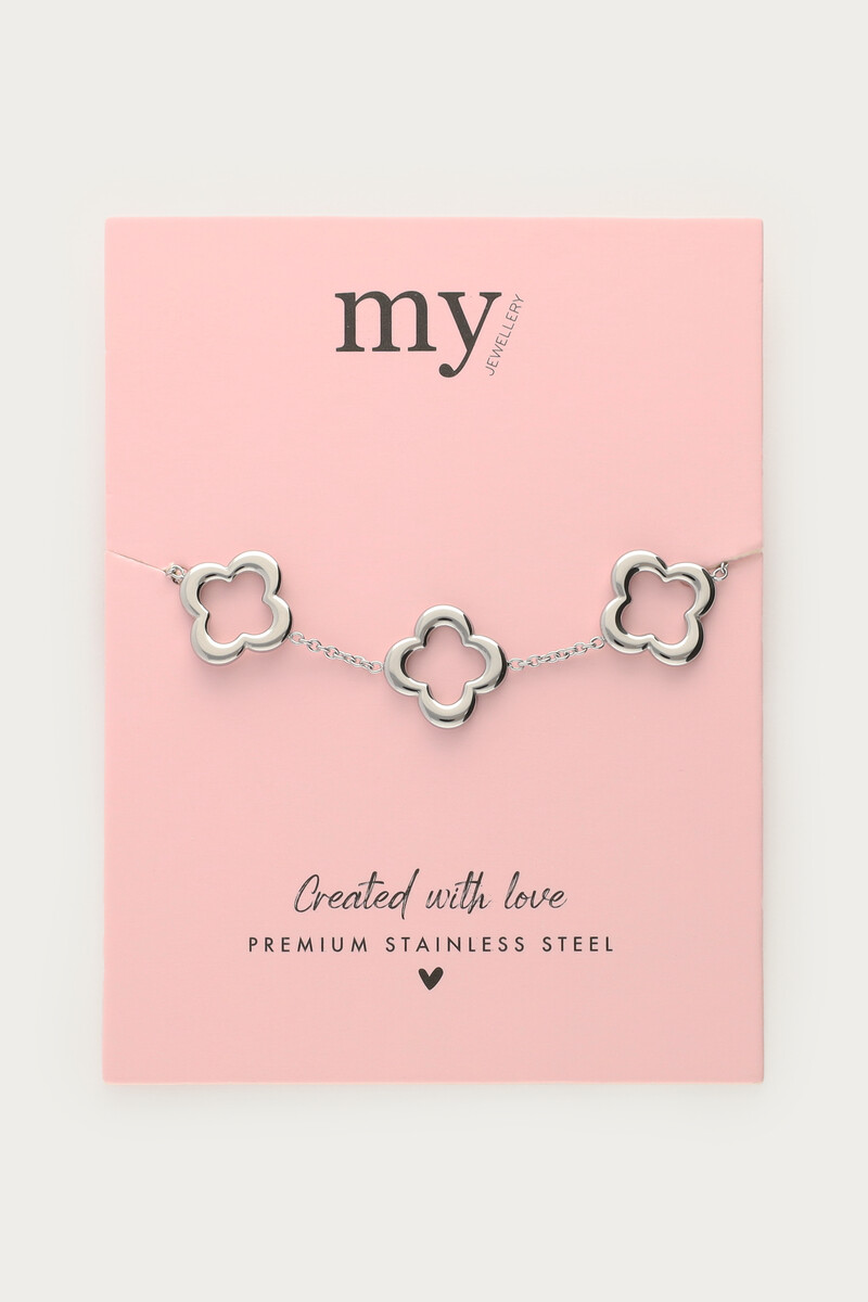 Bracelet with five clovers | My Jewellery
