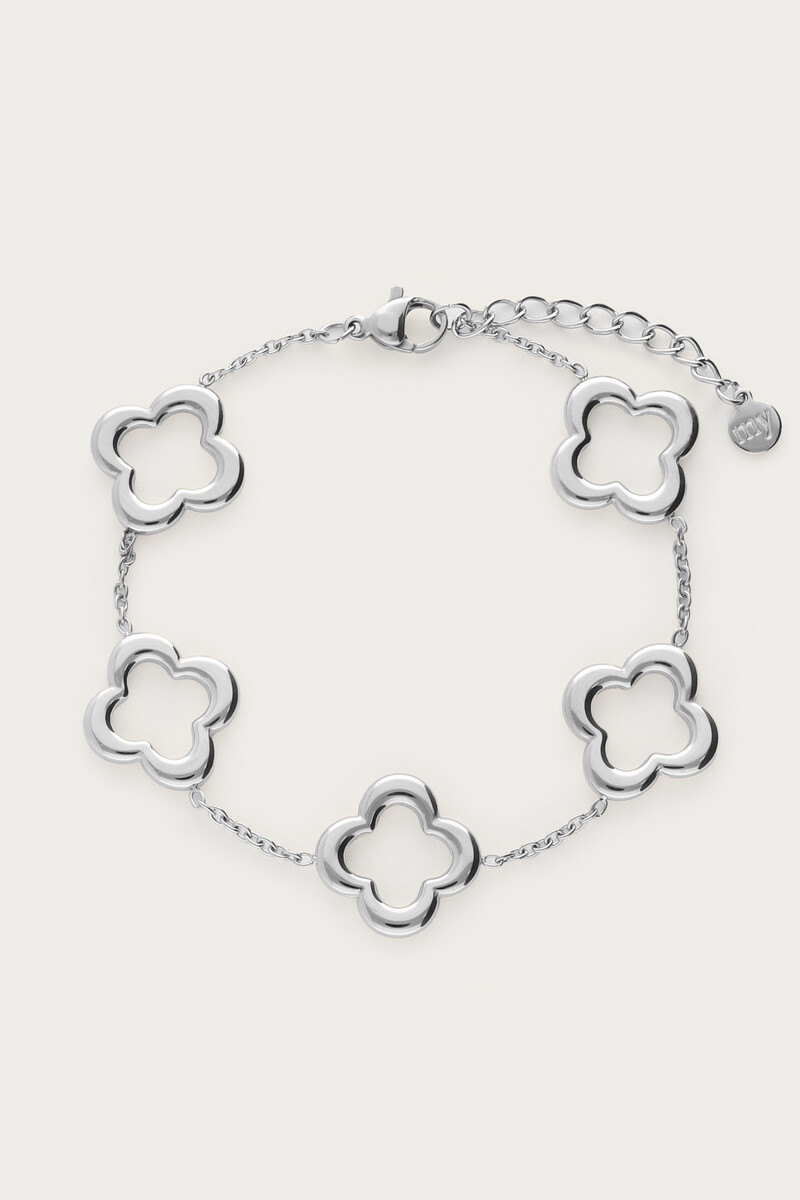Armband met vijf klavers