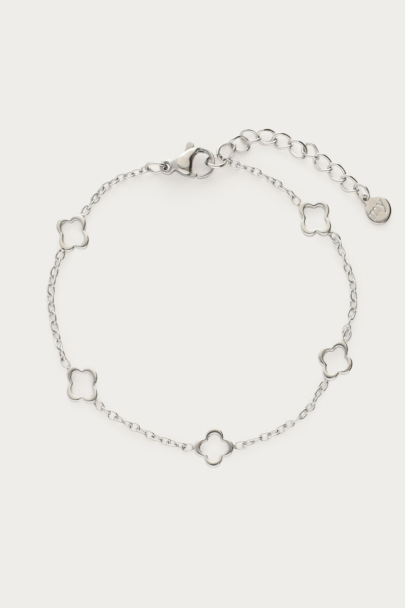 Bracelet with five open clovers | My Jewellery