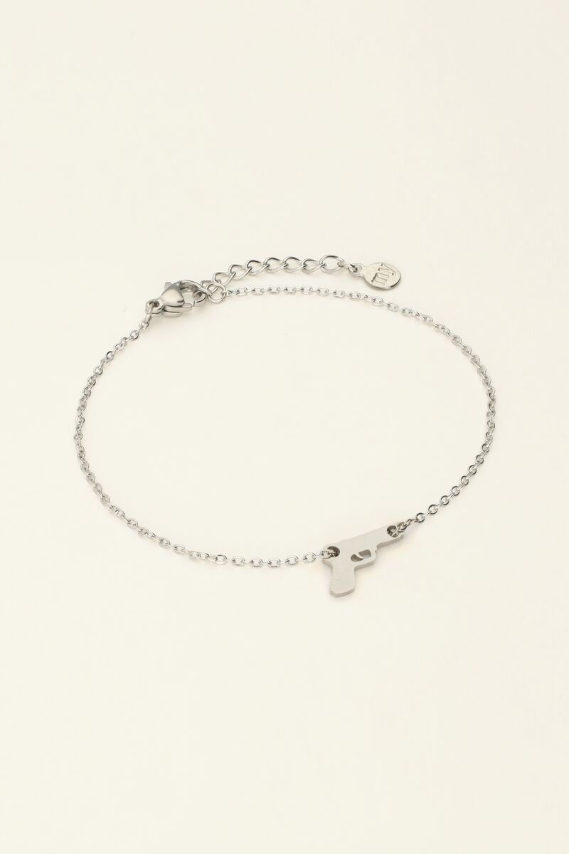 Bracelet with gun charm | My Jewellery