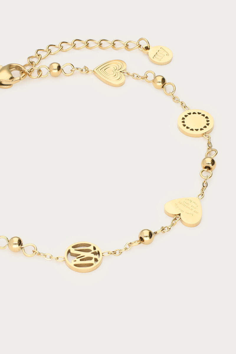 Bracelet with hearts & polka dots | My Jewellery