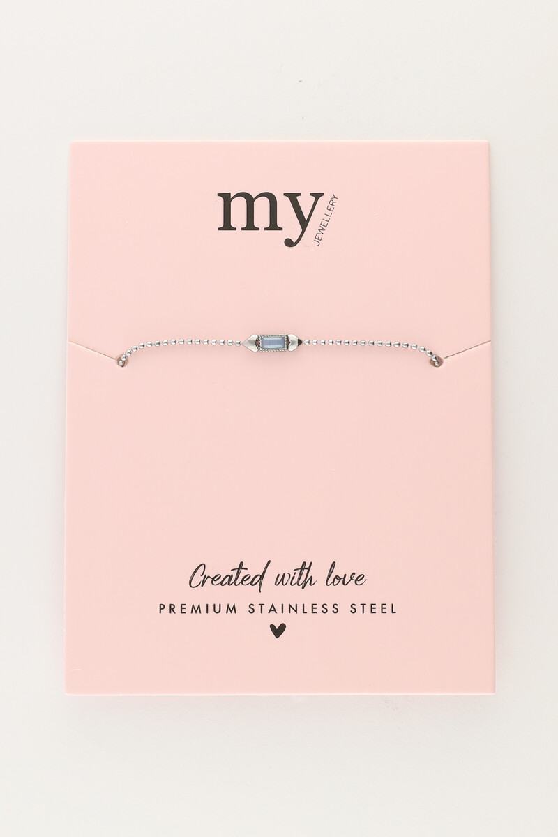 Bracelet with light blue stone | My Jewellery
