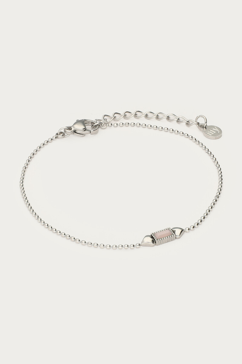 Bracelet with light pink stone | My Jewellery